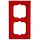 Busch-Jaeger 1722-287 afdekraam 2-voudig Axcent rood
