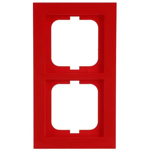 Busch-Jaeger 1722-287 afdekraam 2-voudig Axcent rood