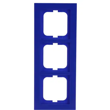 Busch-Jaeger 1723-288 Busch-Jaeger afdekraam 3-voudig Axcent blauw