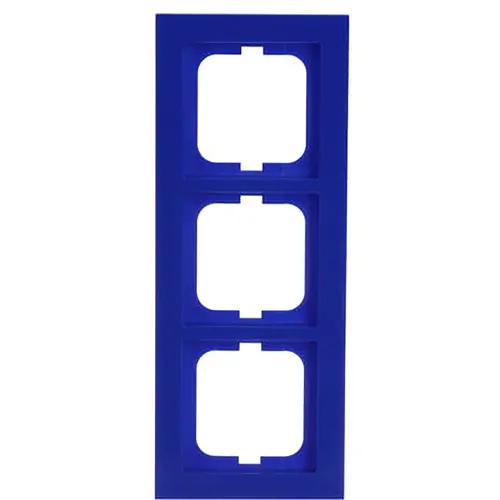 Busch-Jaeger 1723-288 Busch-Jaeger afdekraam 3-voudig Axcent blauw