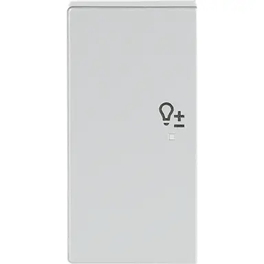 Busch-Jaeger 6234-21-83 bedieningswip rechts symbool dimmer tbv bedieningselement flex 2-voudig Future Linear aluzilver