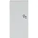 Busch-Jaeger 6234-21-83 bedieningswip rechts symbool dimmer tbv bedieningselement flex 2-voudig Future Linear aluzilver
