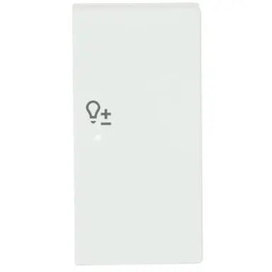 Busch-Jaeger 6234-22-884 bedieningswip rechts symbool dimmer tbv bedieningselement flex 2-voudig Future Linear studiowit mat