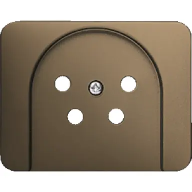 Busch-Jaeger 2767-21-500 centraalplaat telefoon KPN 4-polig Alpha brons OP=OP