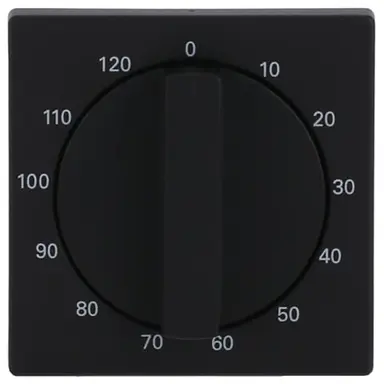 Busch-Jaeger 1771-885-103 draaiknop tijdschakelaar 120 min Future Linear zwart mat