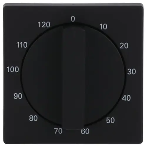 Busch-Jaeger 1771-885-103 draaiknop tijdschakelaar 120 min Future Linear zwart mat