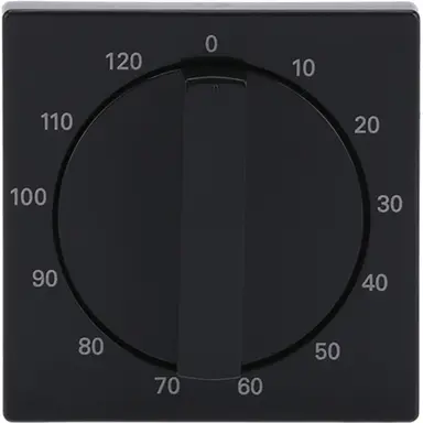 Busch-Jaeger 1771-81-103 draaigreep tijdschakelaar 120 min Future Linear antraciet glans