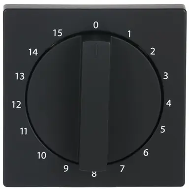 Busch-Jaeger 1770-885-103 draaiknop tijdschakelaar 15 min Future Linear zwart mat