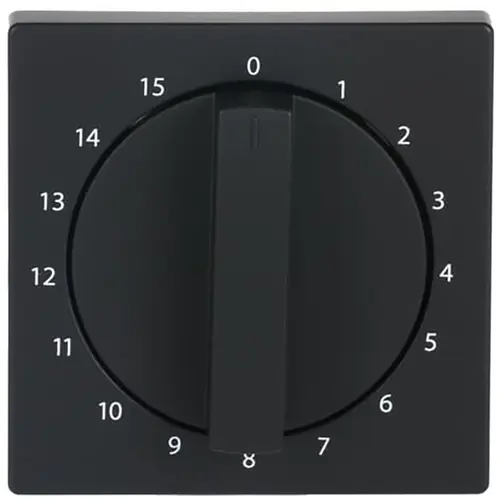 Busch-Jaeger 1770-885-103 draaiknop tijdschakelaar 15 min Future Linear zwart mat