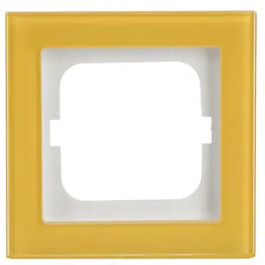 Busch-Jaeger 1721-225 afdekraam 1-voudig Axcent glas zon