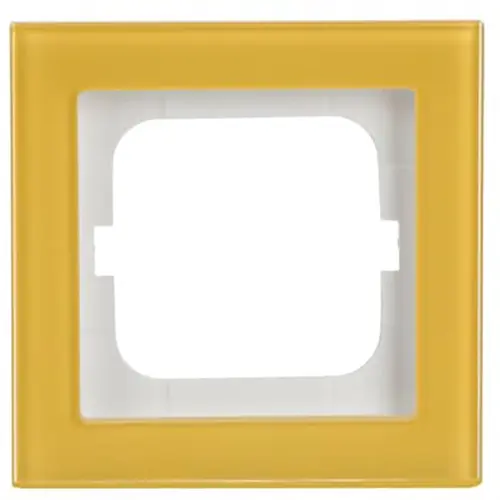 Busch-Jaeger 1721-225 afdekraam 1-voudig Axcent glas zon