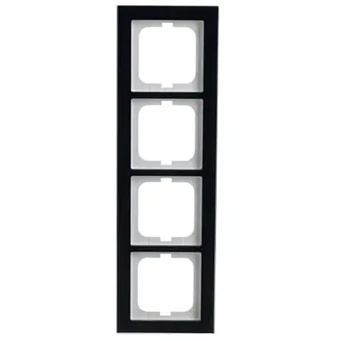 Busch-Jaeger 1724-223 afdekraam 4-voudig Axcent glas paars