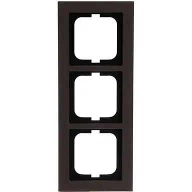 Busch-Jaeger 1723-243 afdekraam 3-voudig Axcent papier bruin