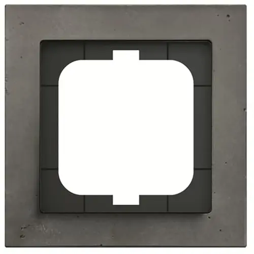 Busch-Jaeger 1721-298 afdekraam 1-voudig Axcent beton grijs