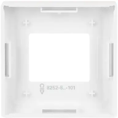 Busch-Jaeger 8252-884-101 centraalplaat tbv digitale radio studiowit mat