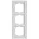 Busch-Jaeger 1723-280 afdekraam 3-voudig Axcent glas wit