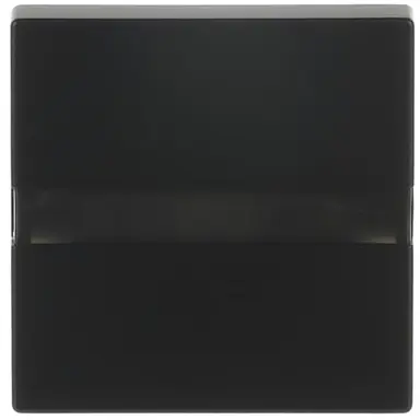 Busch-Jaeger 64765-885 comfortschakelaar flex-bedieningselement met oriëntatieverlichting Future Linear zwart mat