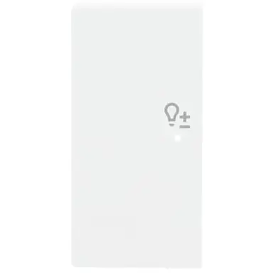 Busch-Jaeger 6234-21-84 bedieningswip links symbool dimmer tbv bedieningselement flex 2-voudig Future Linear studiowit glans