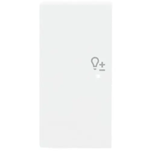 Busch-Jaeger 6234-21-84 bedieningswip links symbool dimmer tbv bedieningselement flex 2-voudig Future Linear studiowit glans