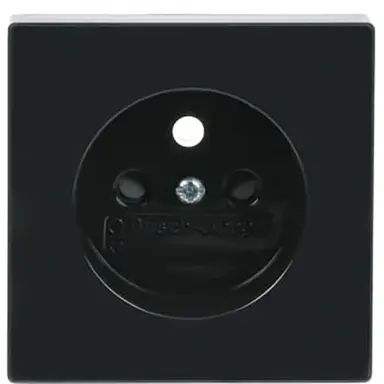 Busch-Jaeger 2399 UCKS-81 centraalplaat voor wandcontactdoos met penaarde Future Linear antraciet glans