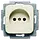 Busch-Jaeger 2300 UC-212-500 wandcontactdoos zonder randaarde Standaard SI