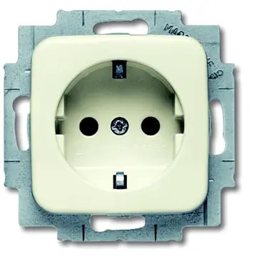 Busch-Jaeger 20 EUCKS-212-503 wandcontactdoos randaarde kindveilig Standaard SI