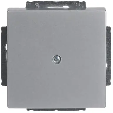 Busch-Jaeger 1742-83 blinddeksel incl. draagframe aluzilver mat