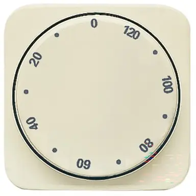 Busch-Jaeger 1771-212-102 draaiknop tijdschakelaar 120 min Standaard SI