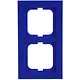 Busch-Jaeger 1722-288 Busch-Jaeger afdekraam 2-voudig Axcent blauw