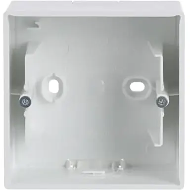 Busch-Jaeger 1701-84 opbouwbak 1-voudig Future Linear studiowit glans