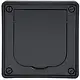 Busch-Jaeger 1705 U-101 inbouwbehuizing leeg met klapdeksel 86 x 86 x 58 mm voor wandmontage