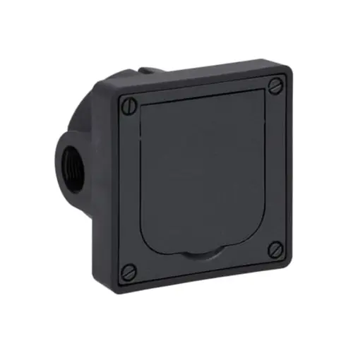 Busch-Jaeger 1705 U-101 inbouwbehuizing leeg met klapdeksel 86 x 86 x 58 mm voor wandmontage