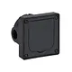 Busch-Jaeger 1705 U-101 inbouwbehuizing leeg met klapdeksel 86 x 86 x 58 mm voor wandmontage