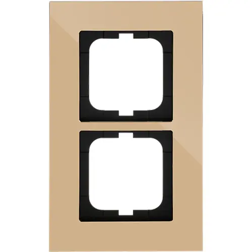 Busch-Jaeger 1722-823-101 afdekraam 2-voudig Carat goud