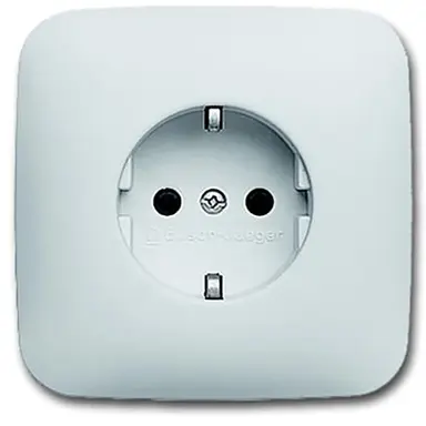 Busch-Jaeger 20 EUJR-214-503 wandcontactdoos randaarde volle afdekplaat Reflex SI