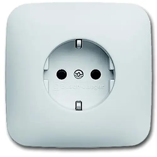 Busch-Jaeger 20 EUJR-214-503 wandcontactdoos randaarde volle afdekplaat Reflex SI