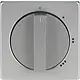 Busch-Jaeger 2542 DR/01-866 draaiknop driestandenschakelaar met nul Pure Stainless Steel