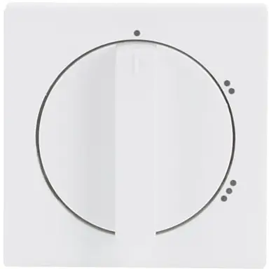 Busch-Jaeger 2542 DR/02-84 draaiknop driestandenschakelaar Future Linear studiowit glans