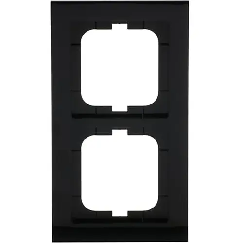 Busch-Jaeger 1722-281 afdekraam 2-voudig Axcent zwart