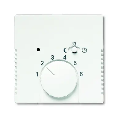 Busch-Jaeger 1795-884 centraalplaat voor inbouw thermostaat Future Linear studiowit mat