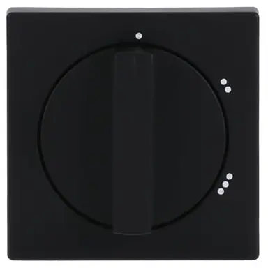Busch-Jaeger 2542 DR/02-885 draaiknop driestandenschakelaar Future Linear zwart mat