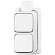 Busch-Jaeger 2601/6/2601/6 APJW wissel/wisselschakelaar K/P-25 opbouw AP plus wit