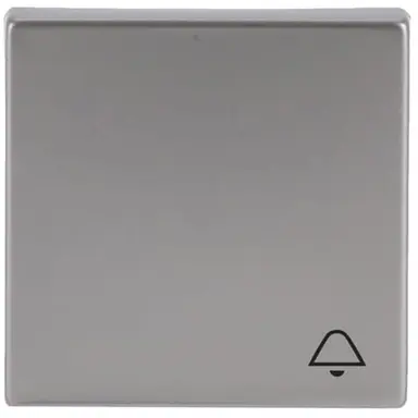 Busch-Jaeger 2520 KI-866 schakelwip symbool bel Pure Stainless Steel