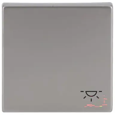 Busch-Jaeger 2520 LI-866 schakelwip symbool licht Pure Stainless Steel