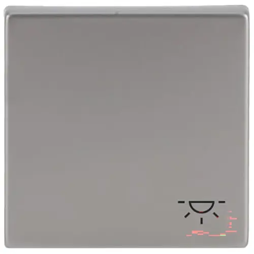 Busch-Jaeger 2520 LI-866 schakelwip symbool licht Pure Stainless Steel