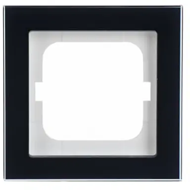 Busch-Jaeger 1721-223 afdekraam 1-voudig Axcent glas paars