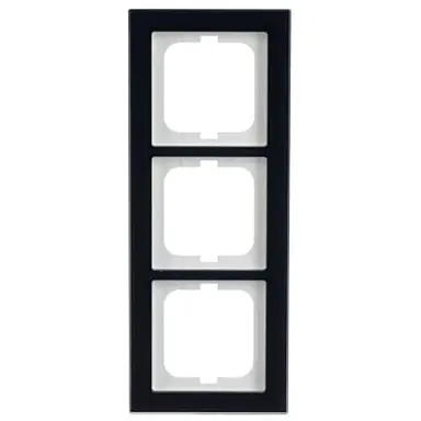 Busch-Jaeger 1723-223 afdekraam 3-voudig Axcent glas paars