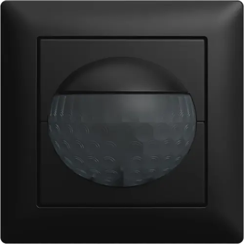 Busch-Jaeger 64764 UJ-915 Wächter 180 flex-schakelaar multilens compleet met relaissokkel Balance SI zwart mat