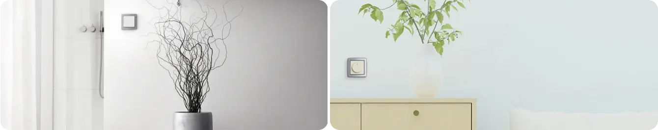 Busch-Jaeger Solo schakelmateriaal in sfeerbeelden