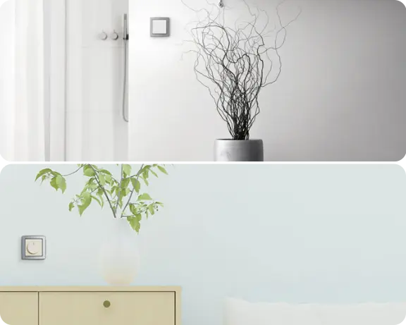 Busch-Jaeger Solo schakelmateriaal in sfeerbeelden